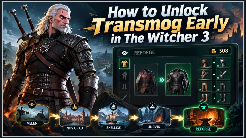 How to Transmog in The Witcher 3 Remastered