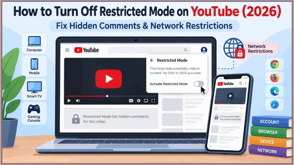 How to Turn Off Restricted Mode on YouTube