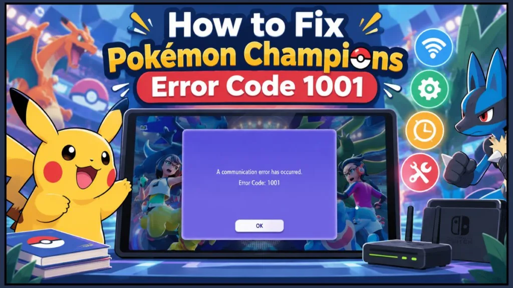 Pokémon Champions Error 1001 Solution