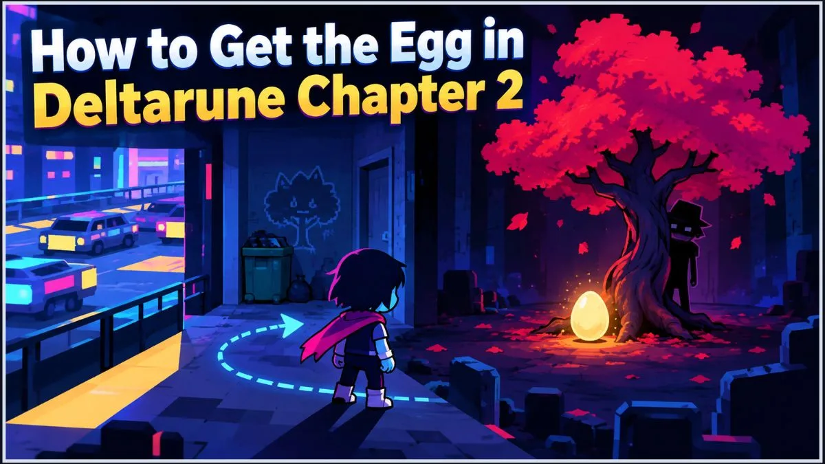 Dealtra Rune How to Get The Egg in Deltarune Chapter 2: Secret Egg Room Guide - Izoate