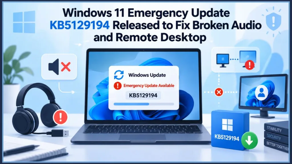 Windows 11 Emergency Update KB5129194