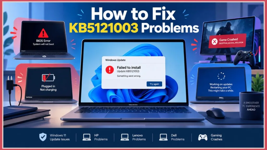 Windows 11 KB5121003 Issues Fix
