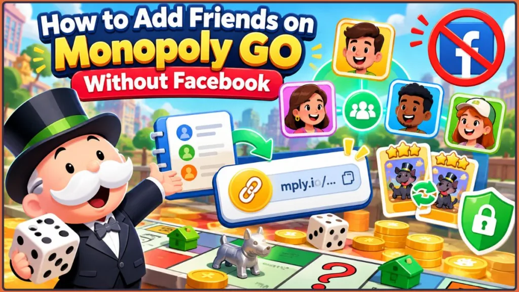 Add Friends On Monopoly GO Without Linking Facebook