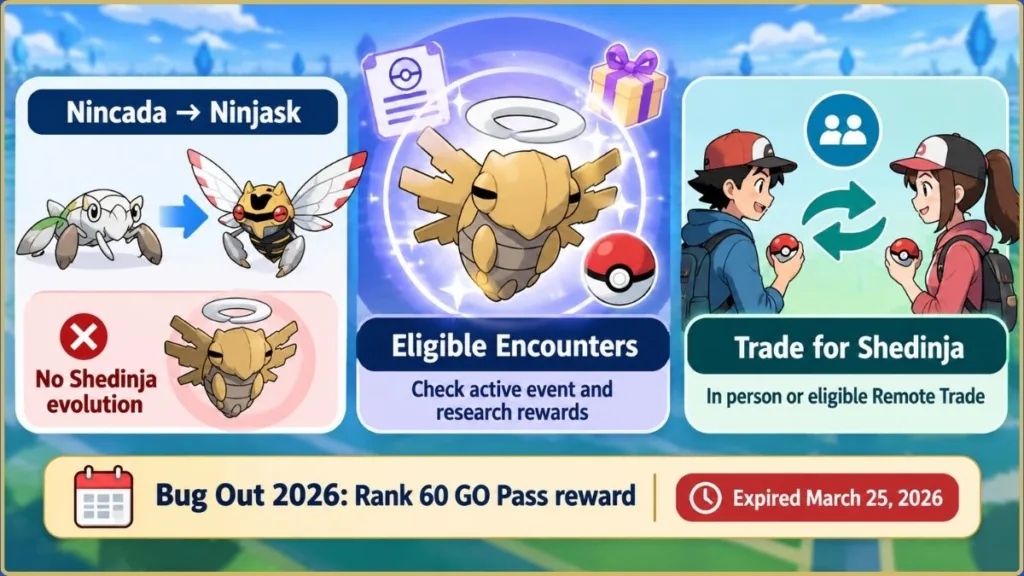 Can You Evolve Nincada into Shedinja in Pokémon GO