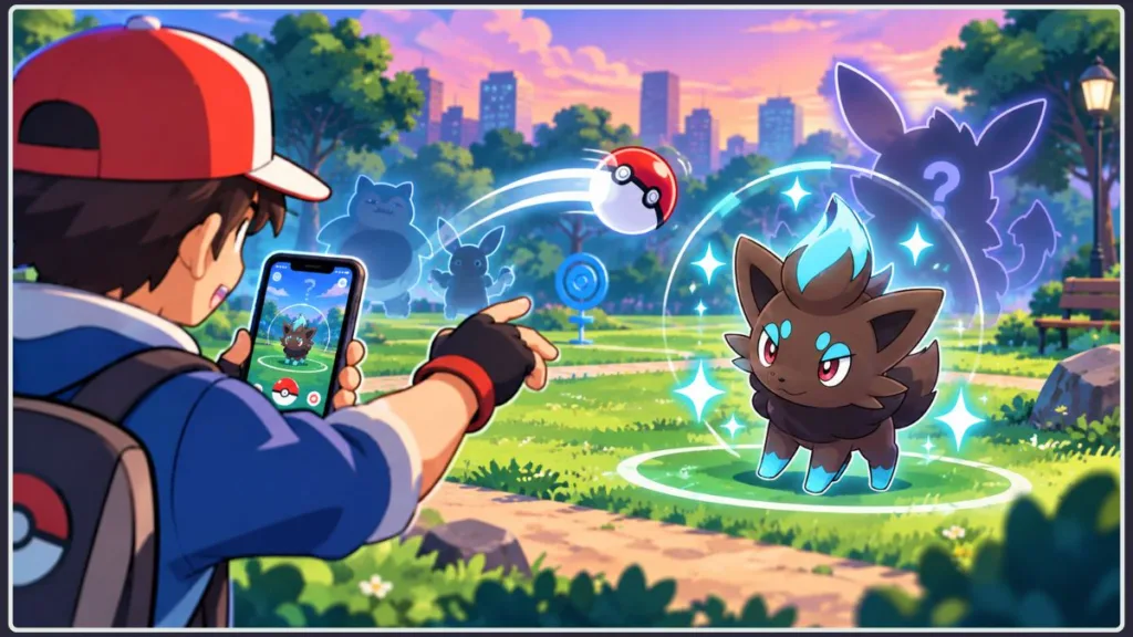 Catching Shiny Zorua in Pokémon GO