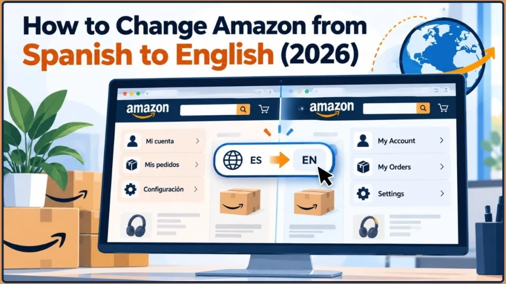 Change Amazon From Spanish To English