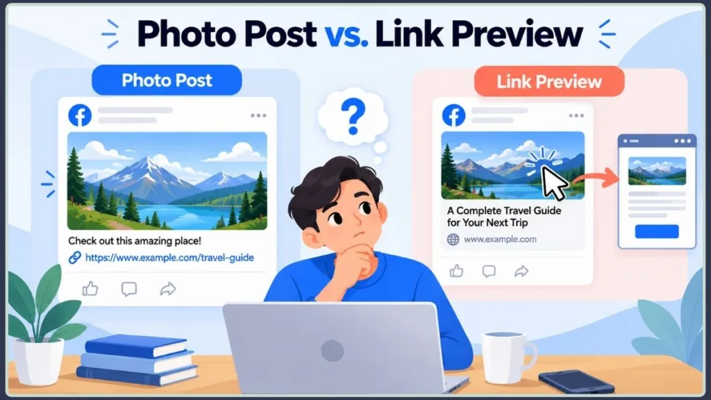 Clickable Facebook Link Preview