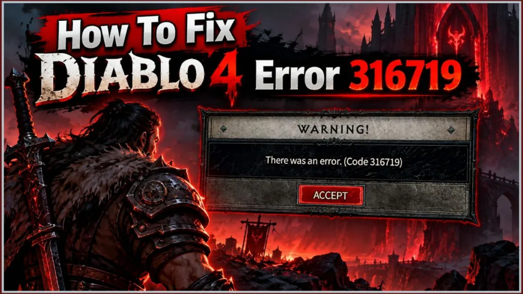Diablo 4 Error 316719 Solution