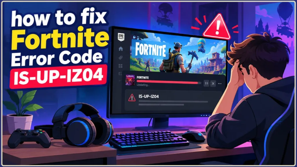 Fix Fortnite Error Code IS-UP-IZ04