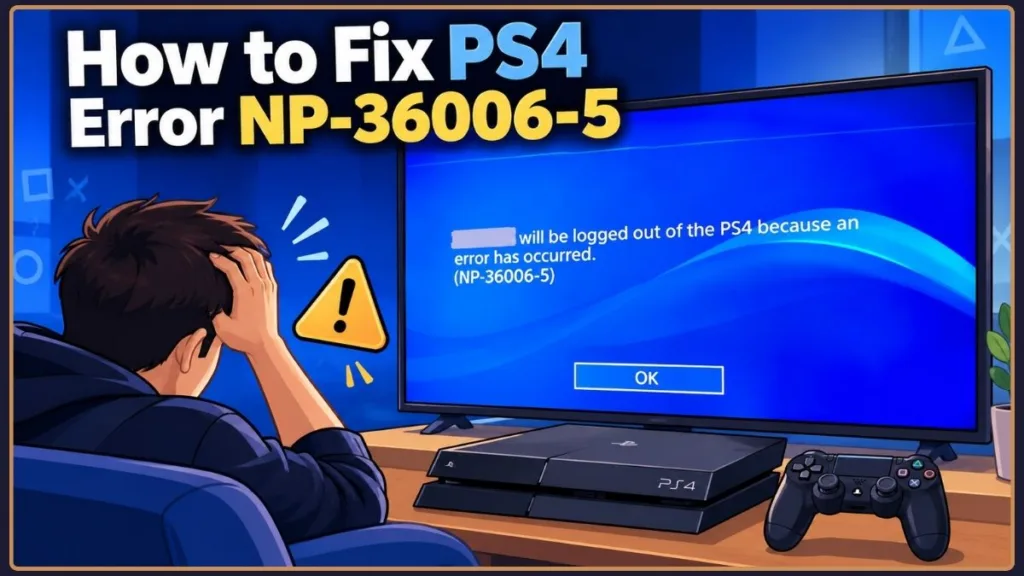Fix PS4 Error NP-36006-5