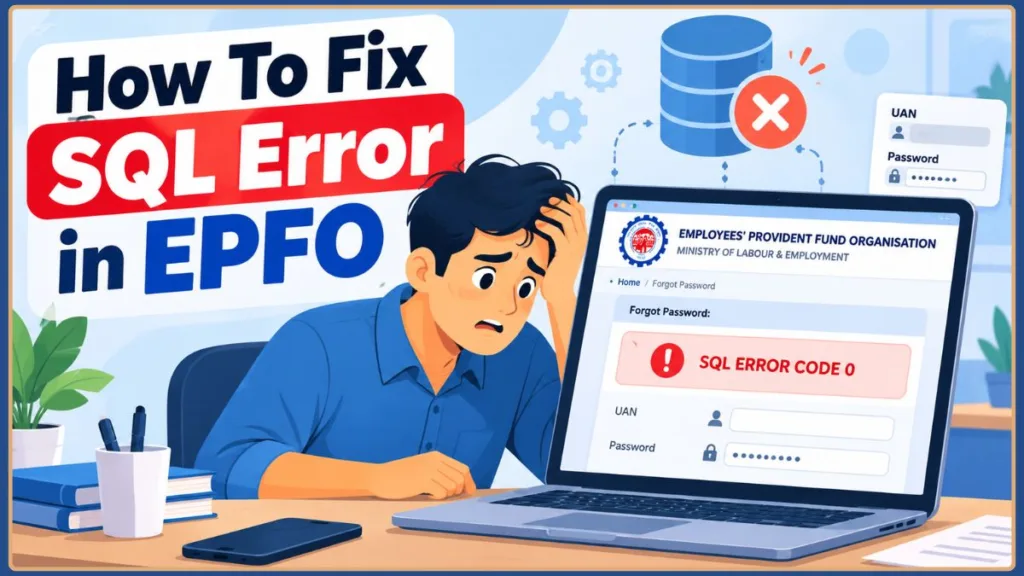 Fix SQL Error In EPFO
