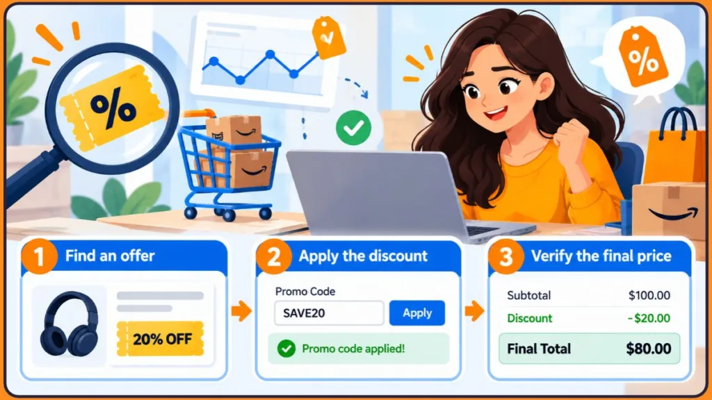 How To Apply Amazon Promo Code And Verify Discounts
