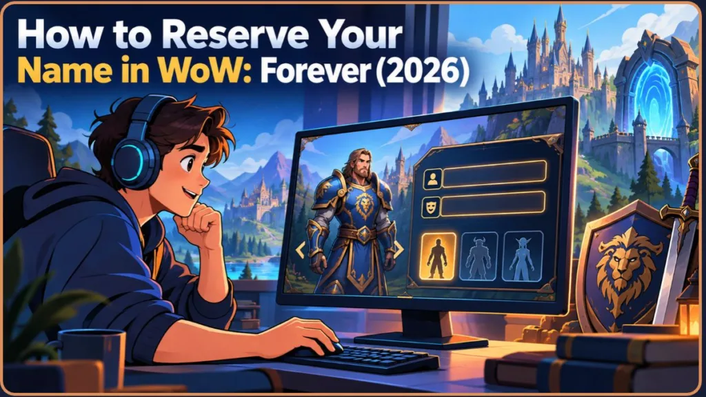 How To Do Name Reservation Wow Forever