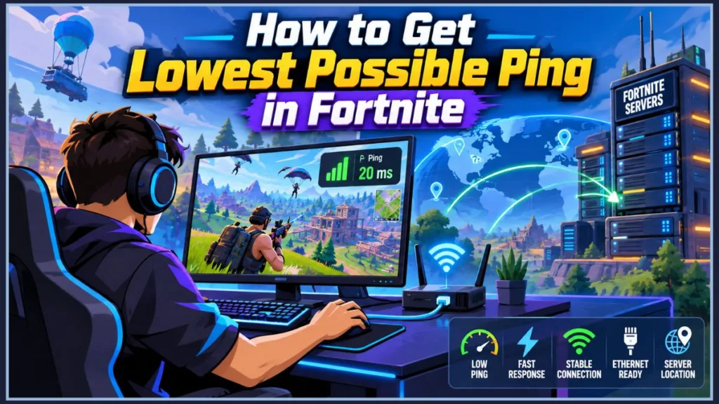 How To Get 0 Ping In Fortnite