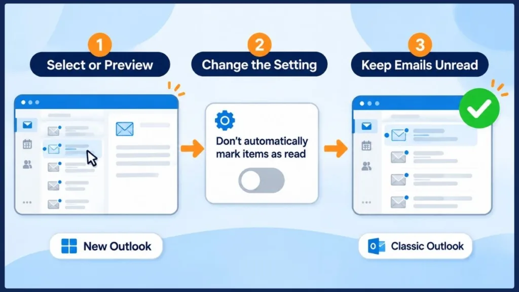 How To Keep Emails Unread In Outlook