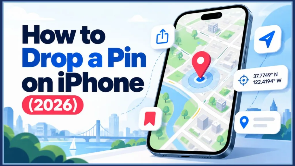 How To Pin Drop Location On iPhone