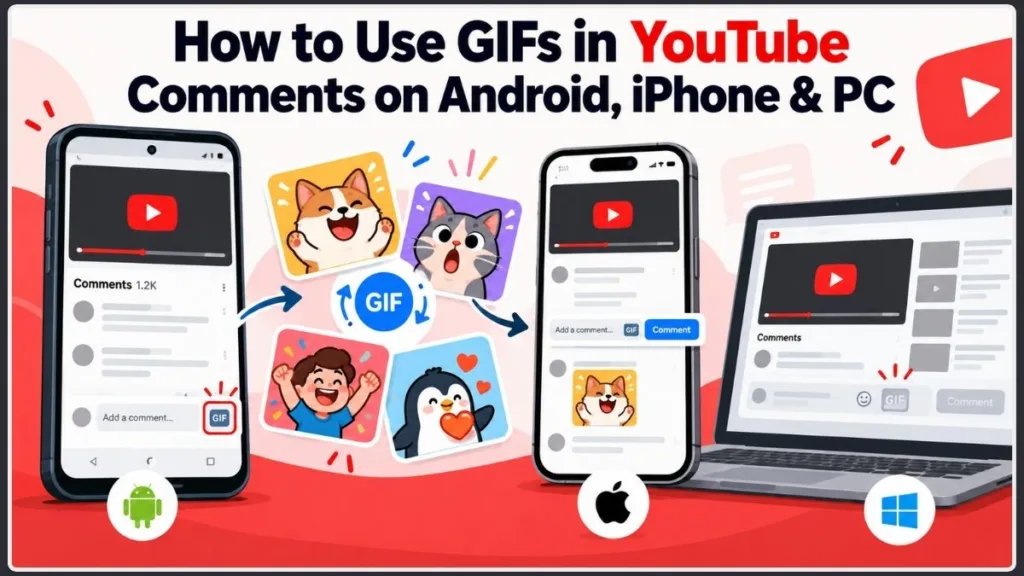 How To Use GIFs in YouTube Comments
