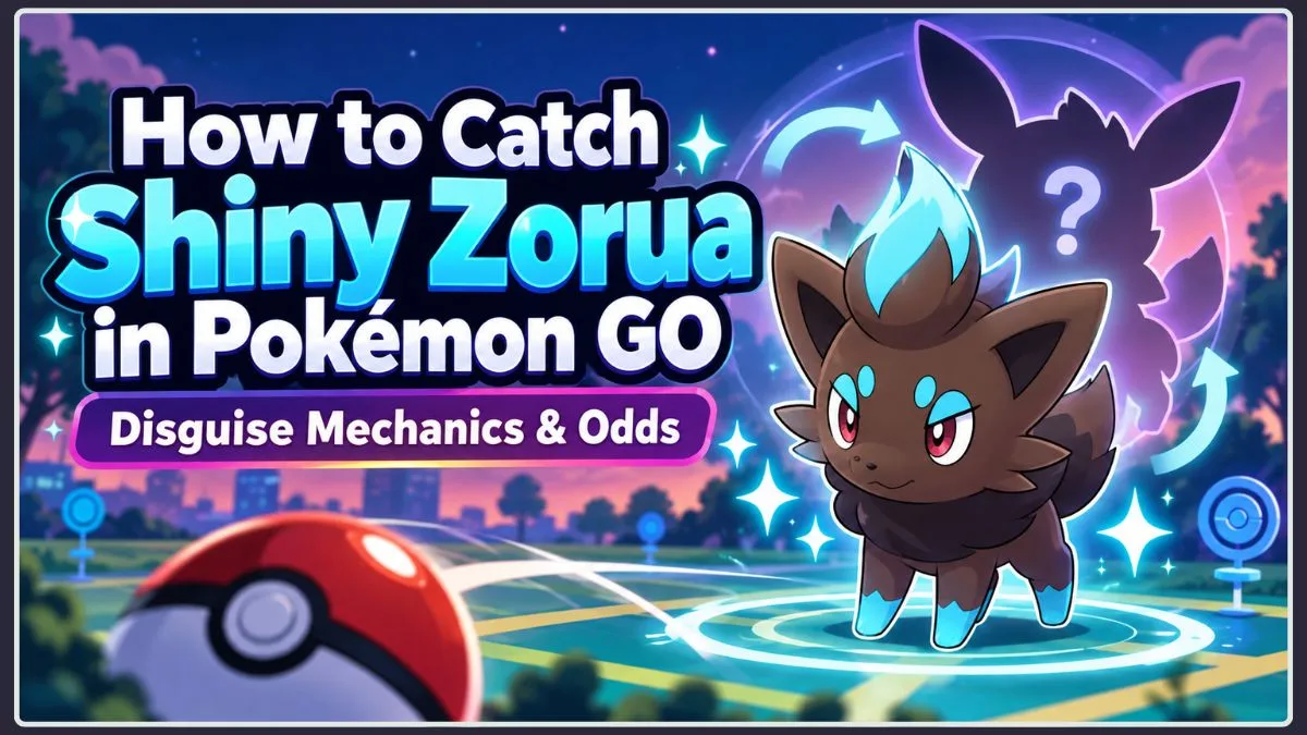 How to Catch Shiny Zorua in Pokémon GO: Disguise Mechanics & Odds - Izoate