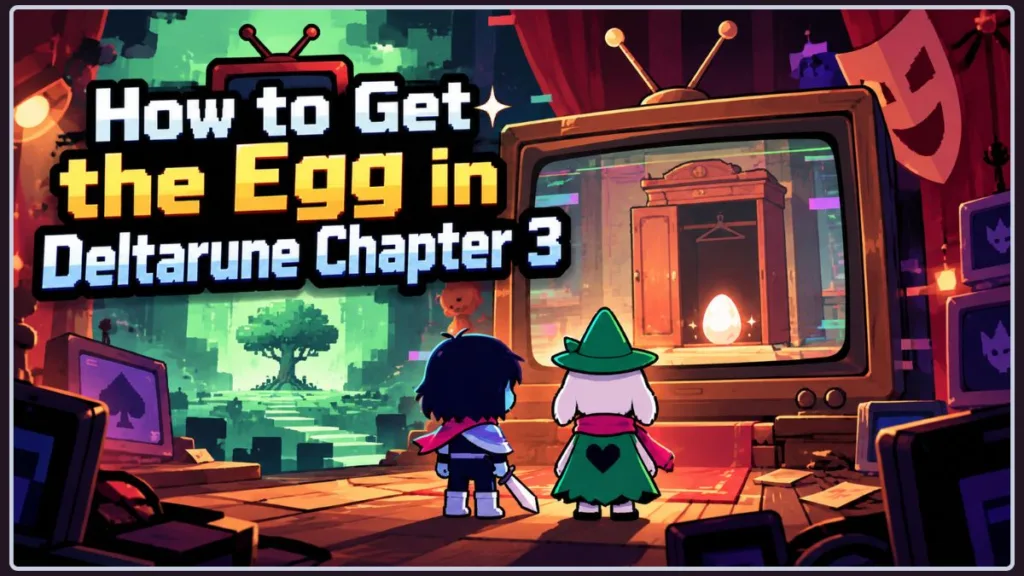 How to Get Chapter 3 Egg in Deltarune