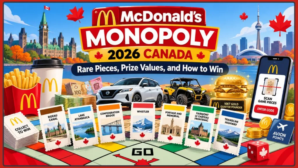 McDonald’s Monopoly 2026 Canada