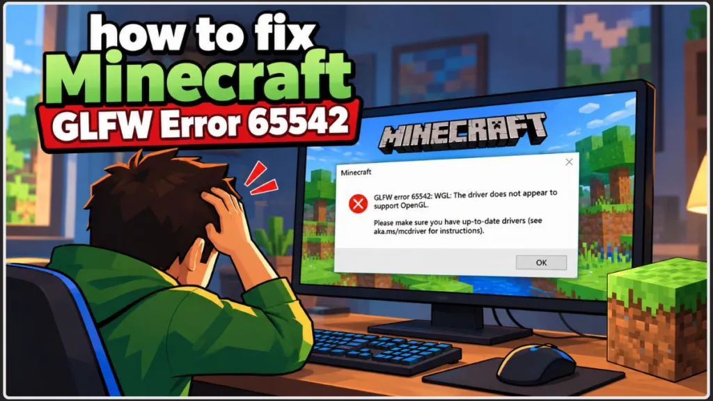 Minecraft GLFW Error 65542 Fix