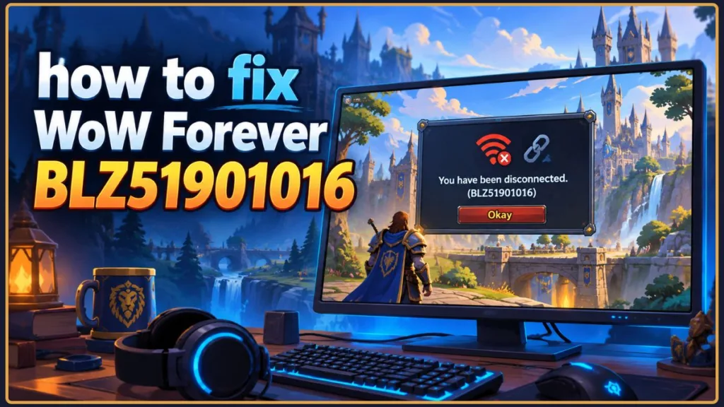 WoW Forever BLZ51901016 Error Solution