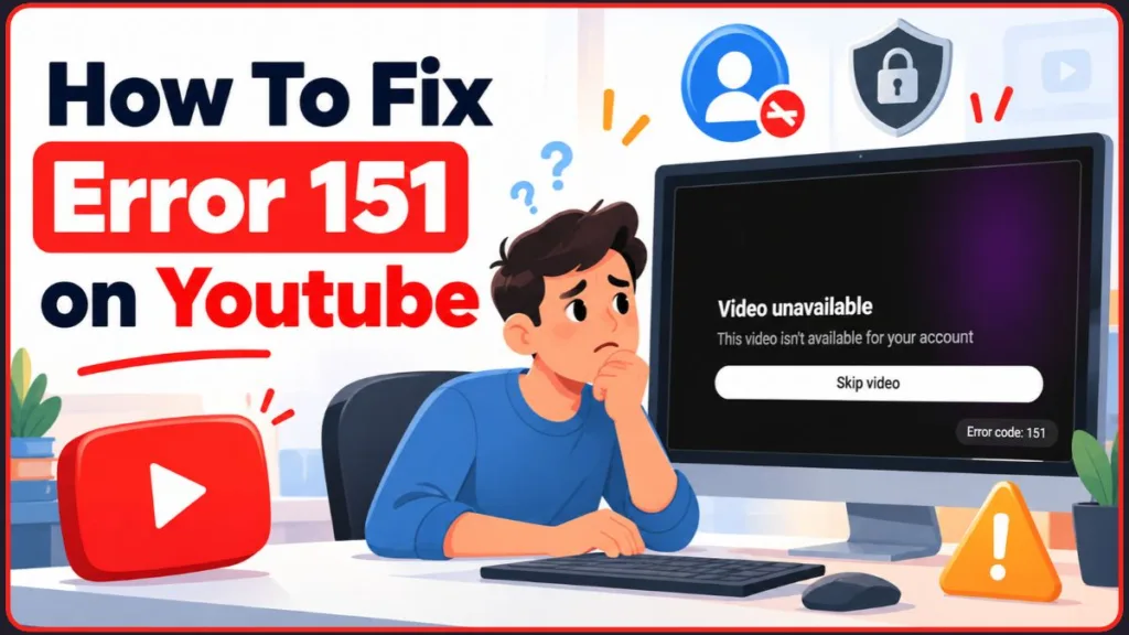 YouTube Error 151 Fix
