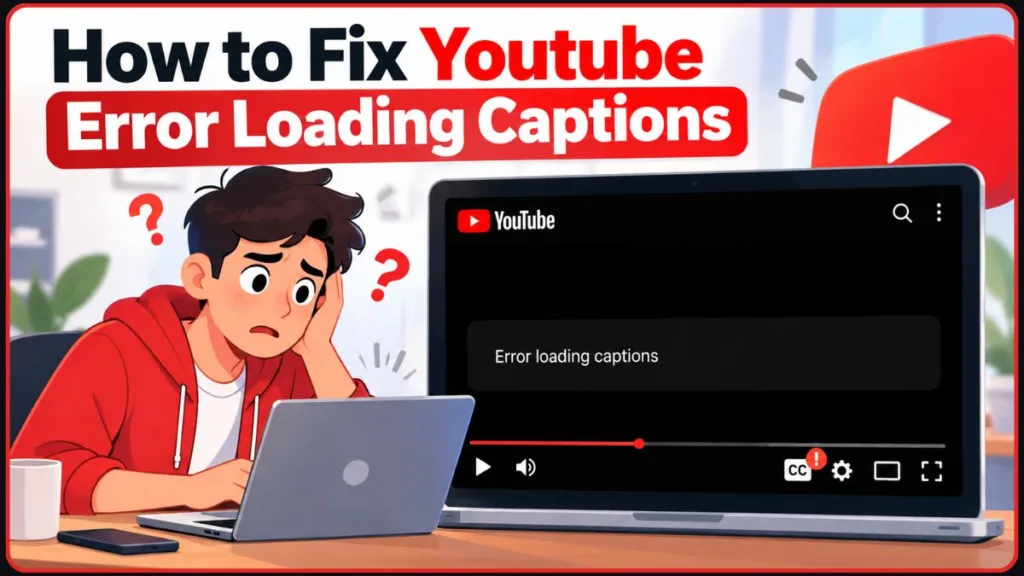 Youtube Error Loading Captions